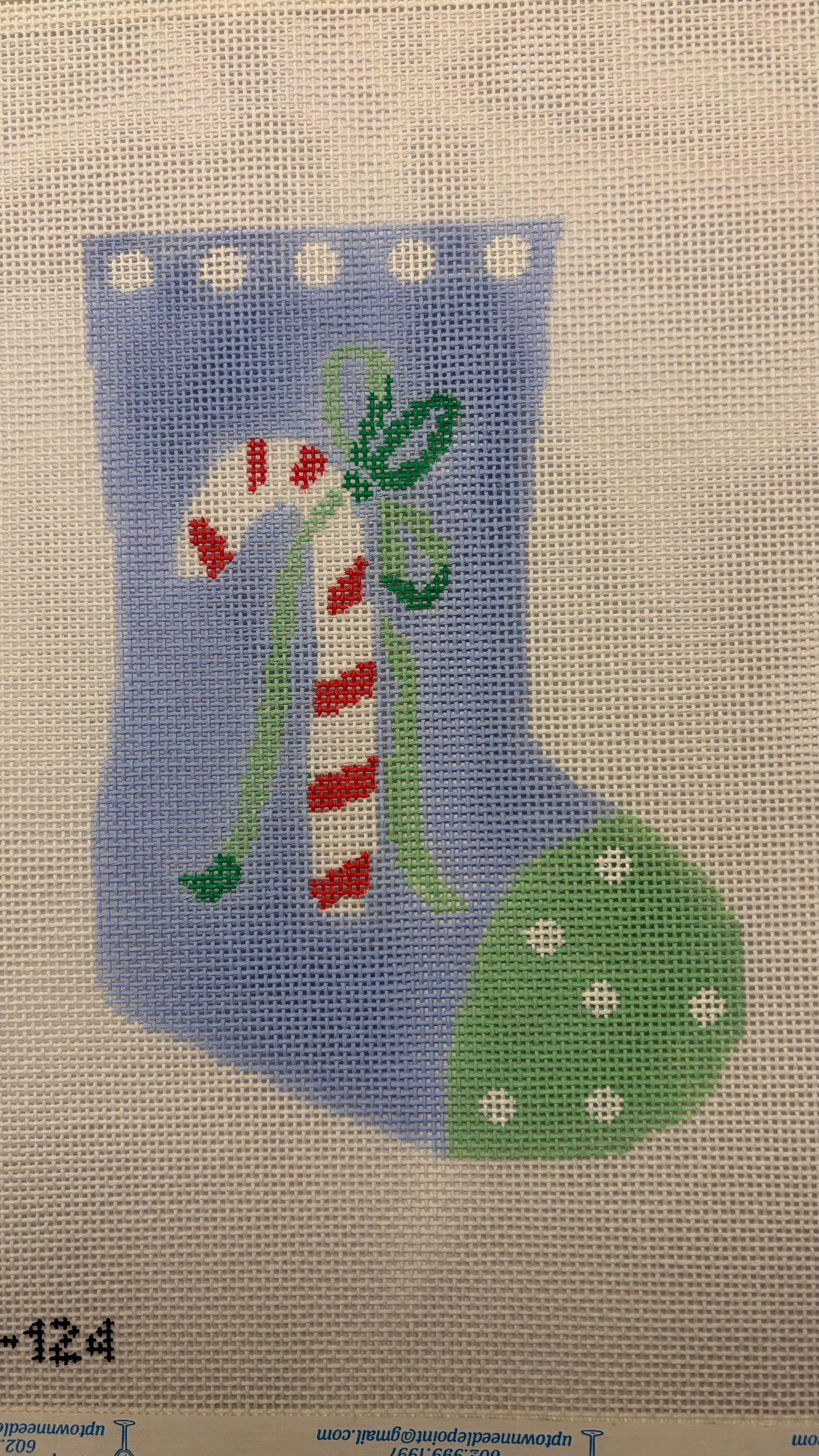 Candy Cane Mini Stocking