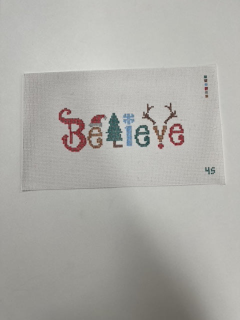 Christmas Believe Canvas
