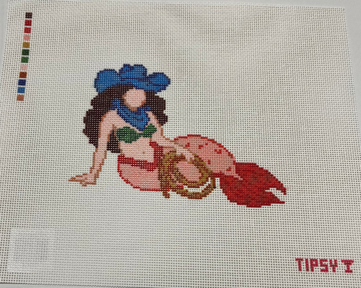 Coral Cowgirl Mermaid