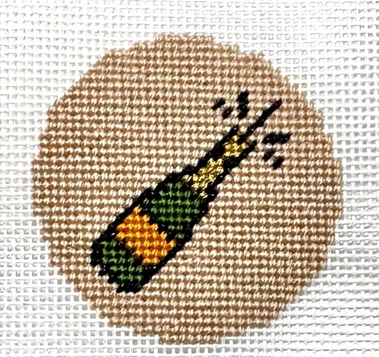 Champagne Bag Tag