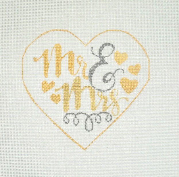 "Mr & Mrs" Heart