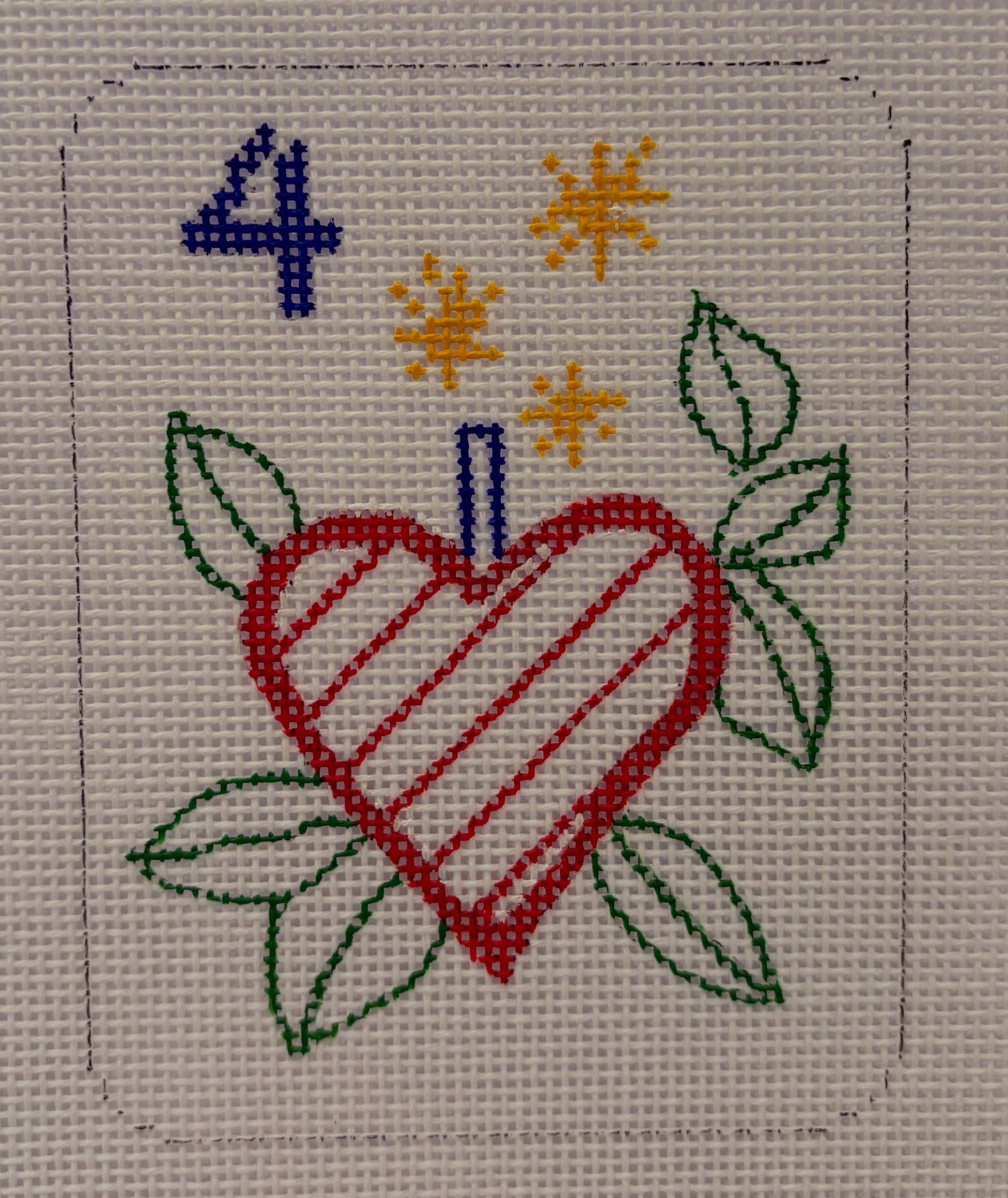 Heart with Leaves Mahjong Tile