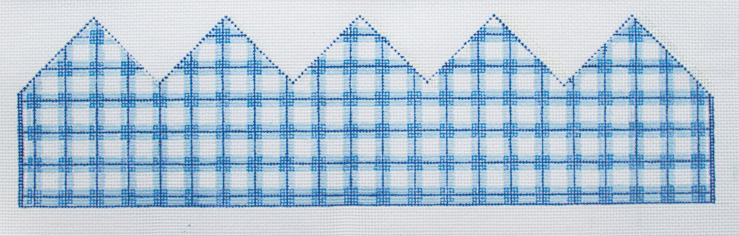 Gingham Birthday Crown (Blue)