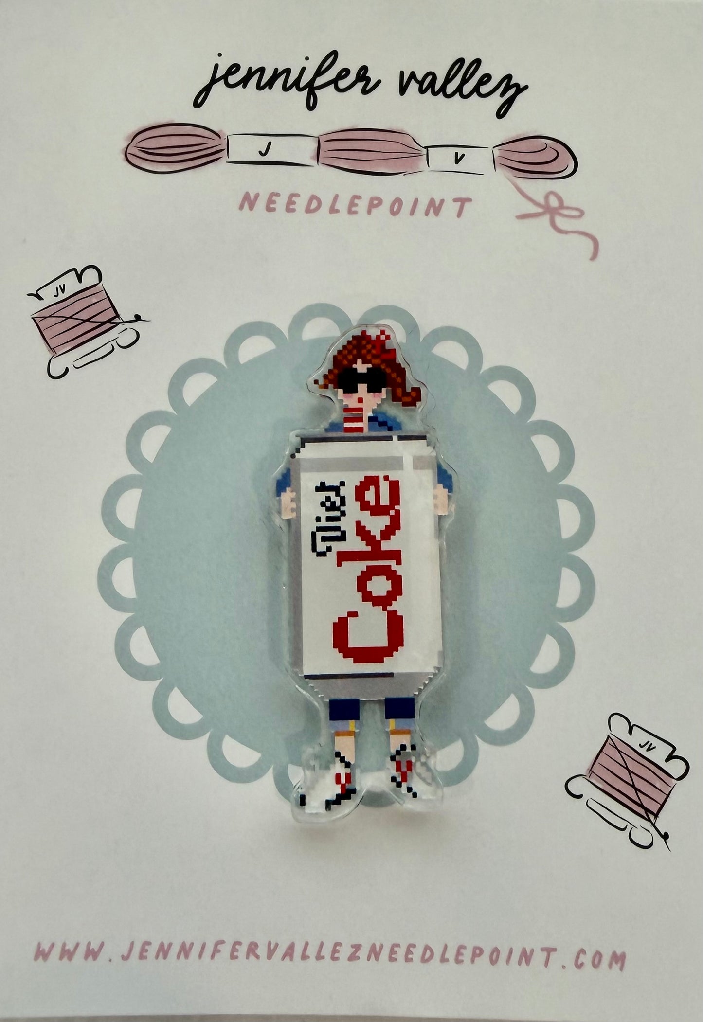 Diet Coke Gal Needle Minder
