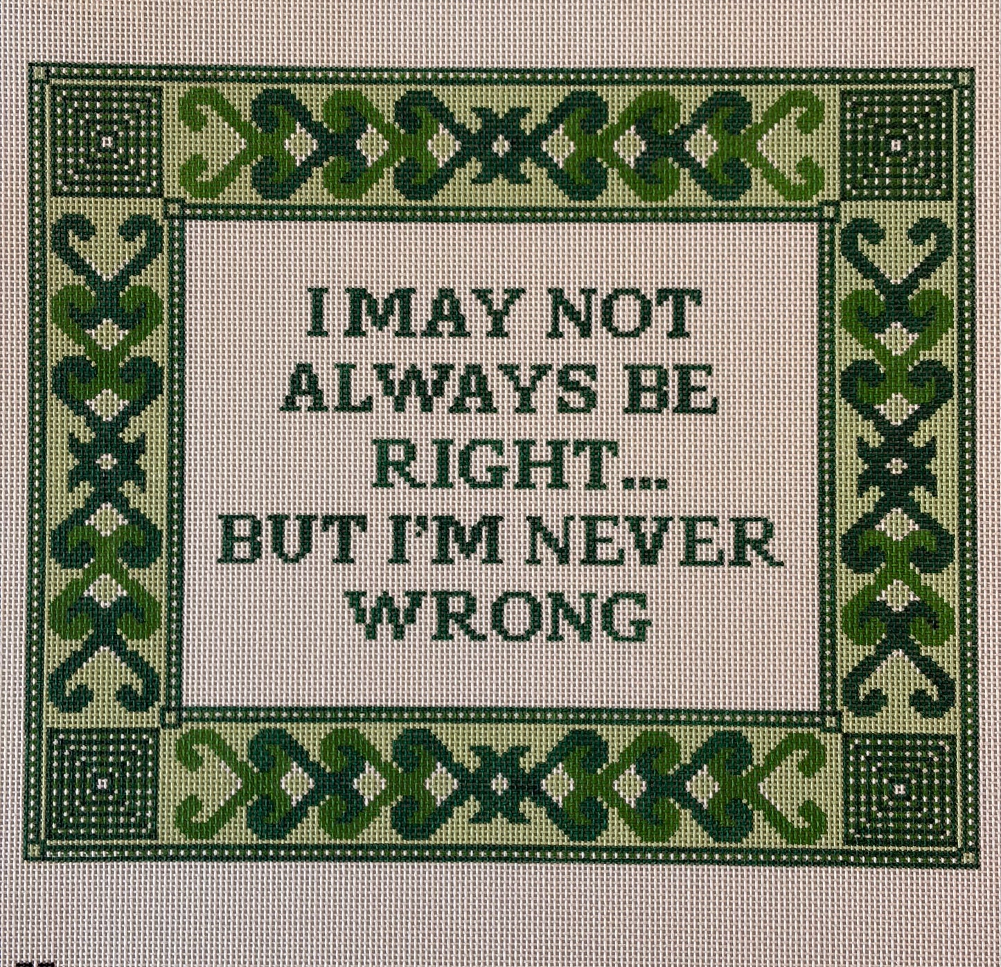 Never Wrong