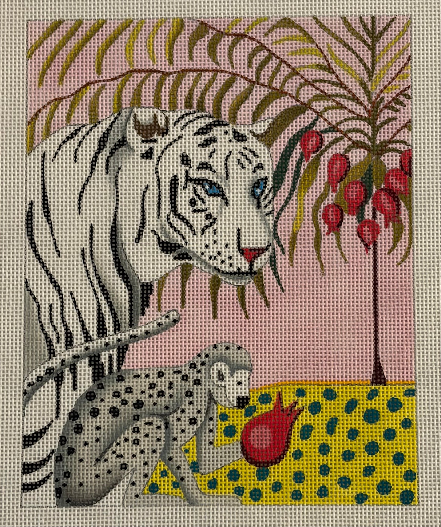 White Tiger & Monkey