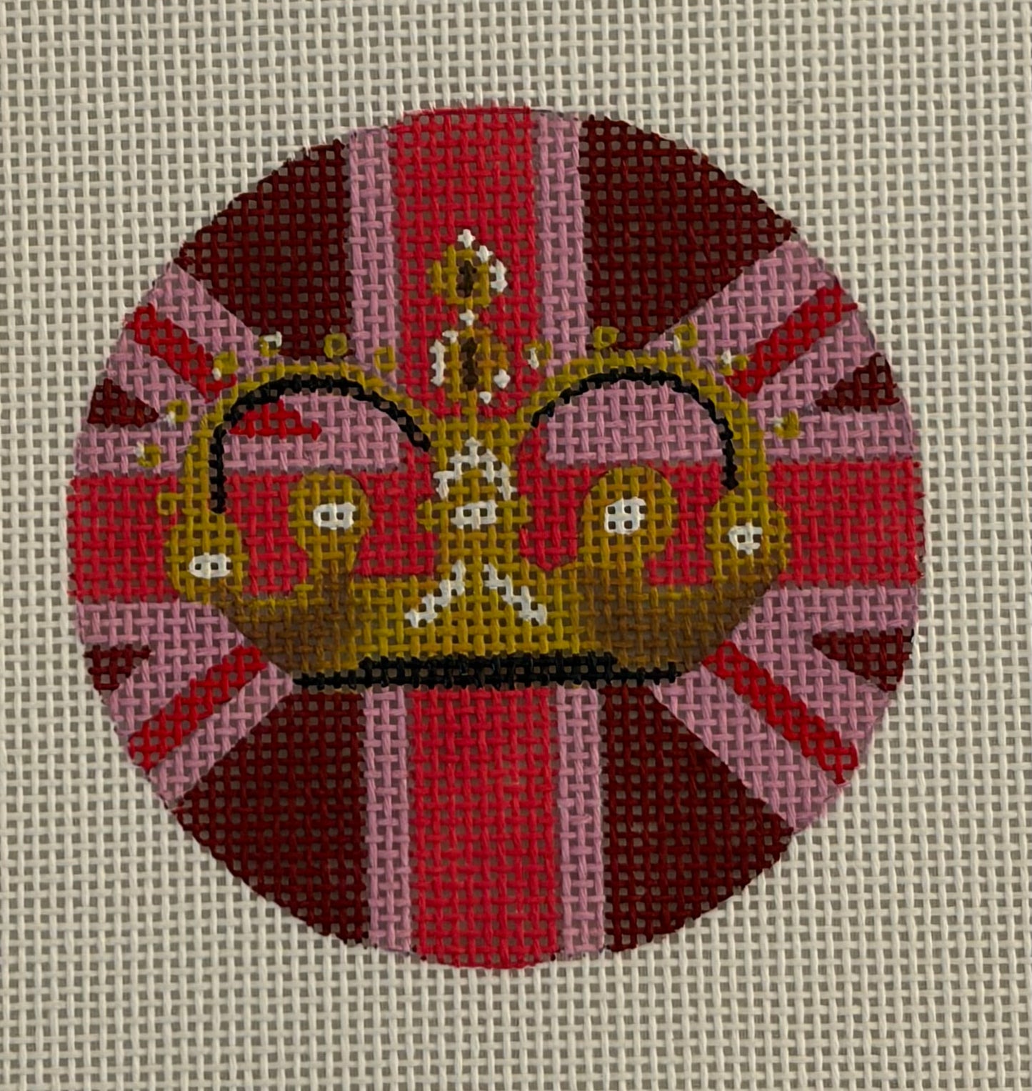 Pink and Burgundy Union Jack