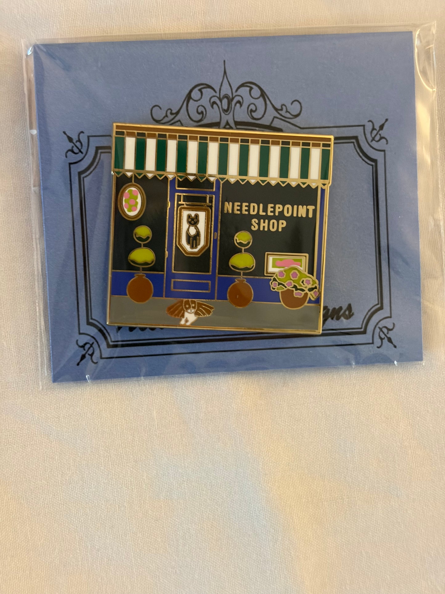Needlepoint Shop (Blue) Needle Minder