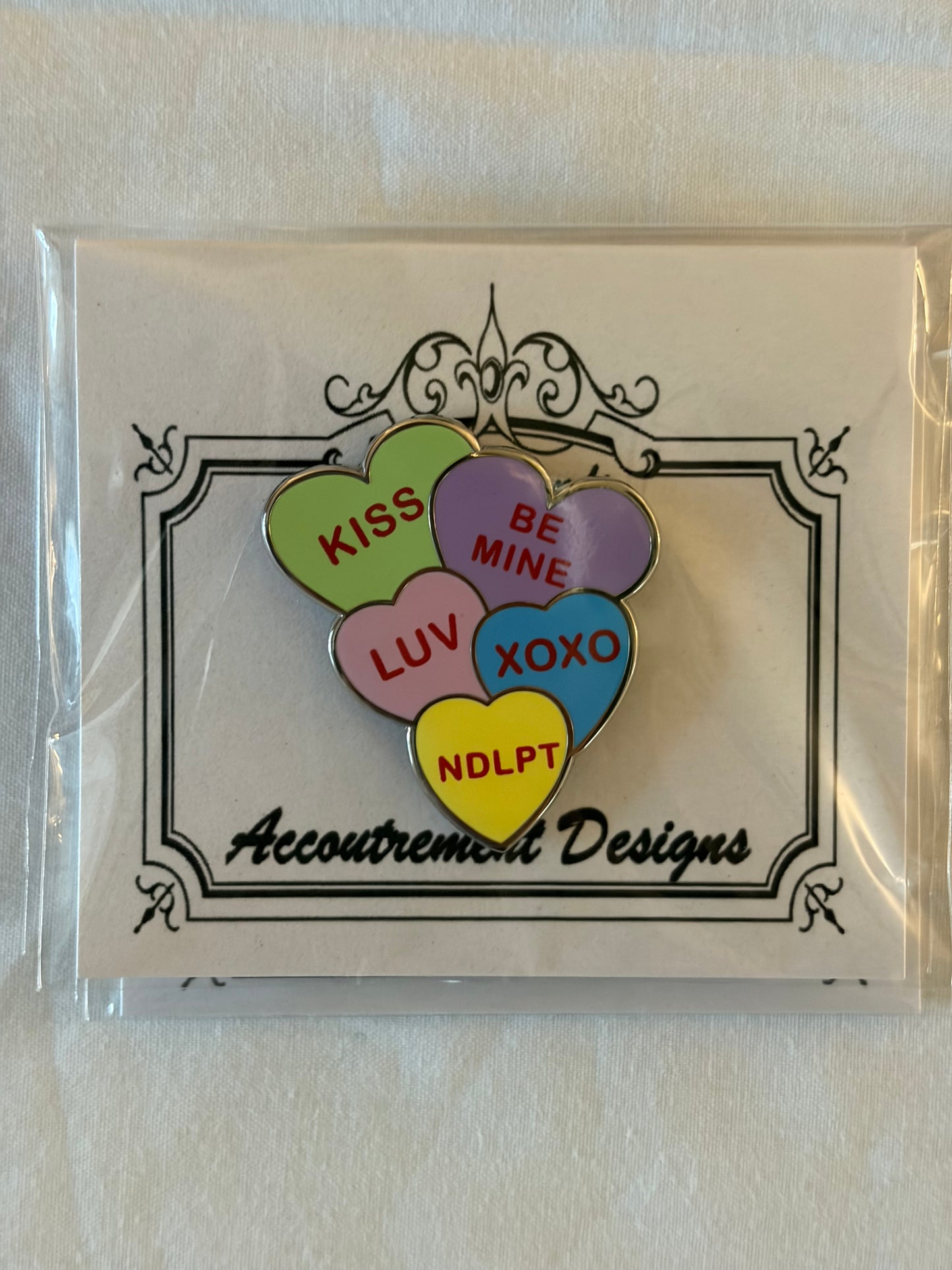 Conversation Hearts Needle Minder