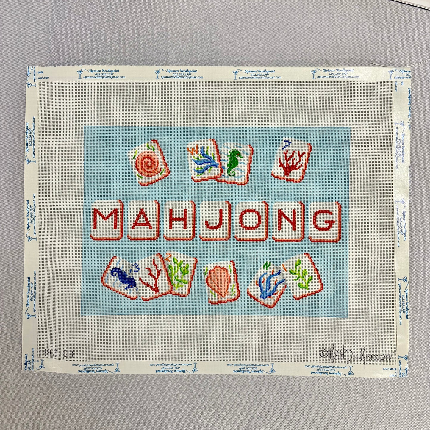 Mahjong Blue Tray Insert