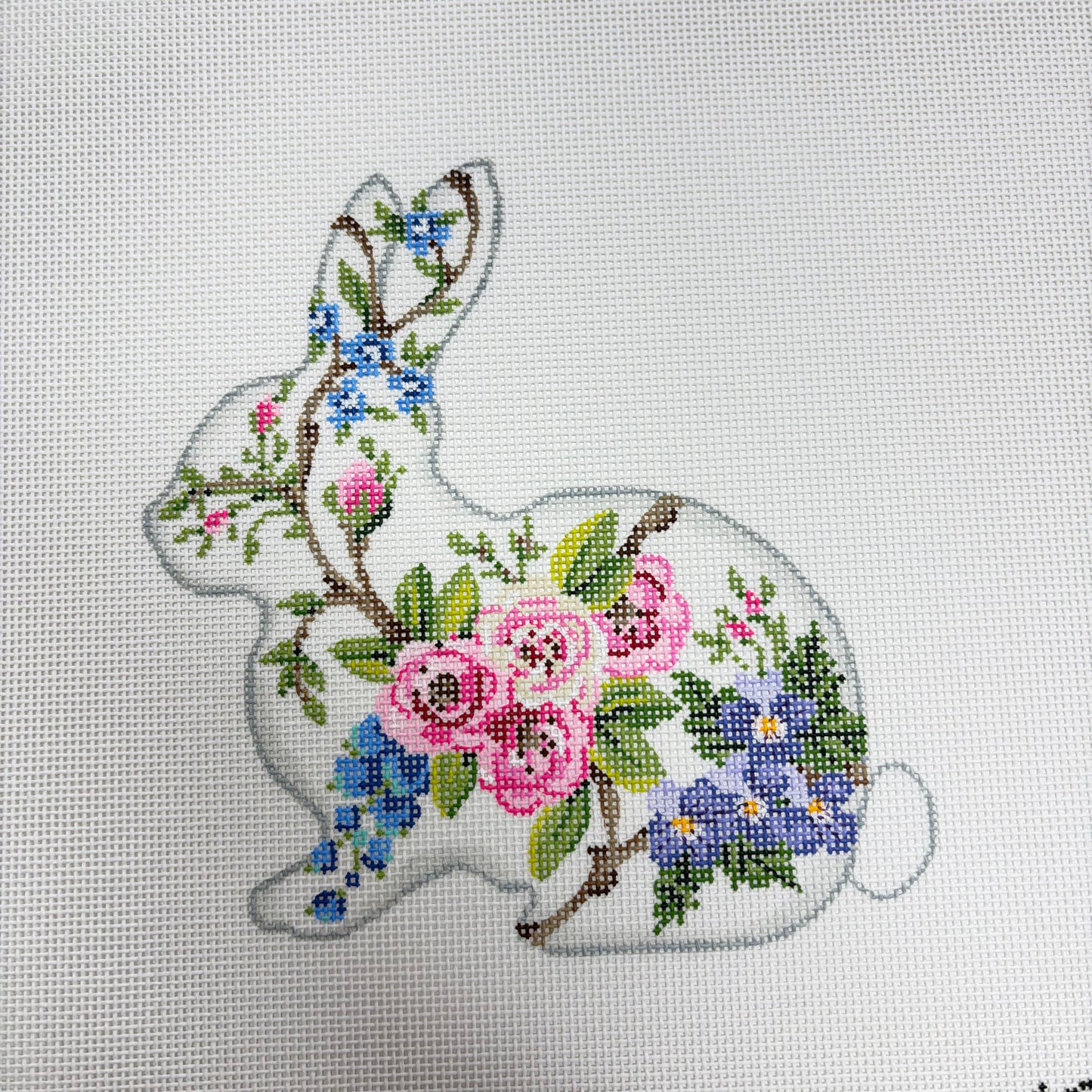 Floral Patterned Bunny