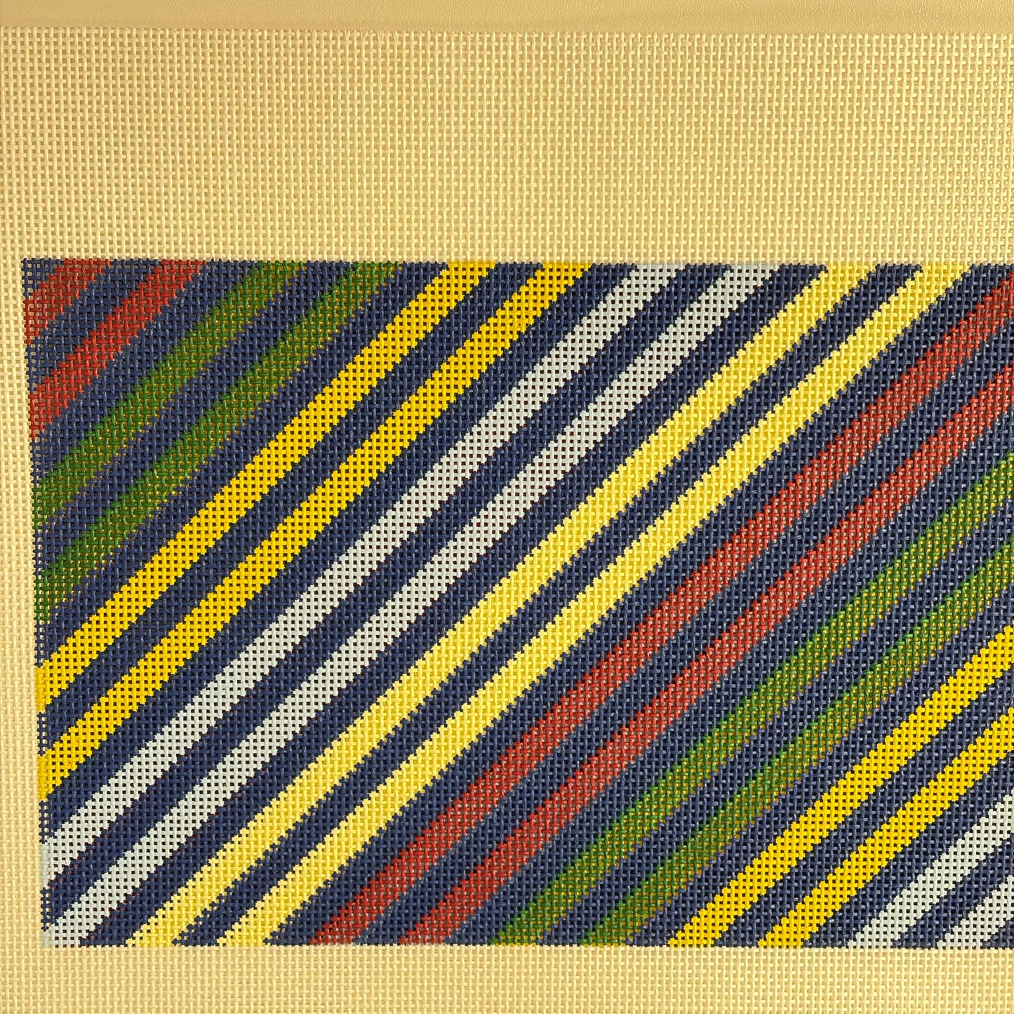 Bow Tie Stripe Clutch