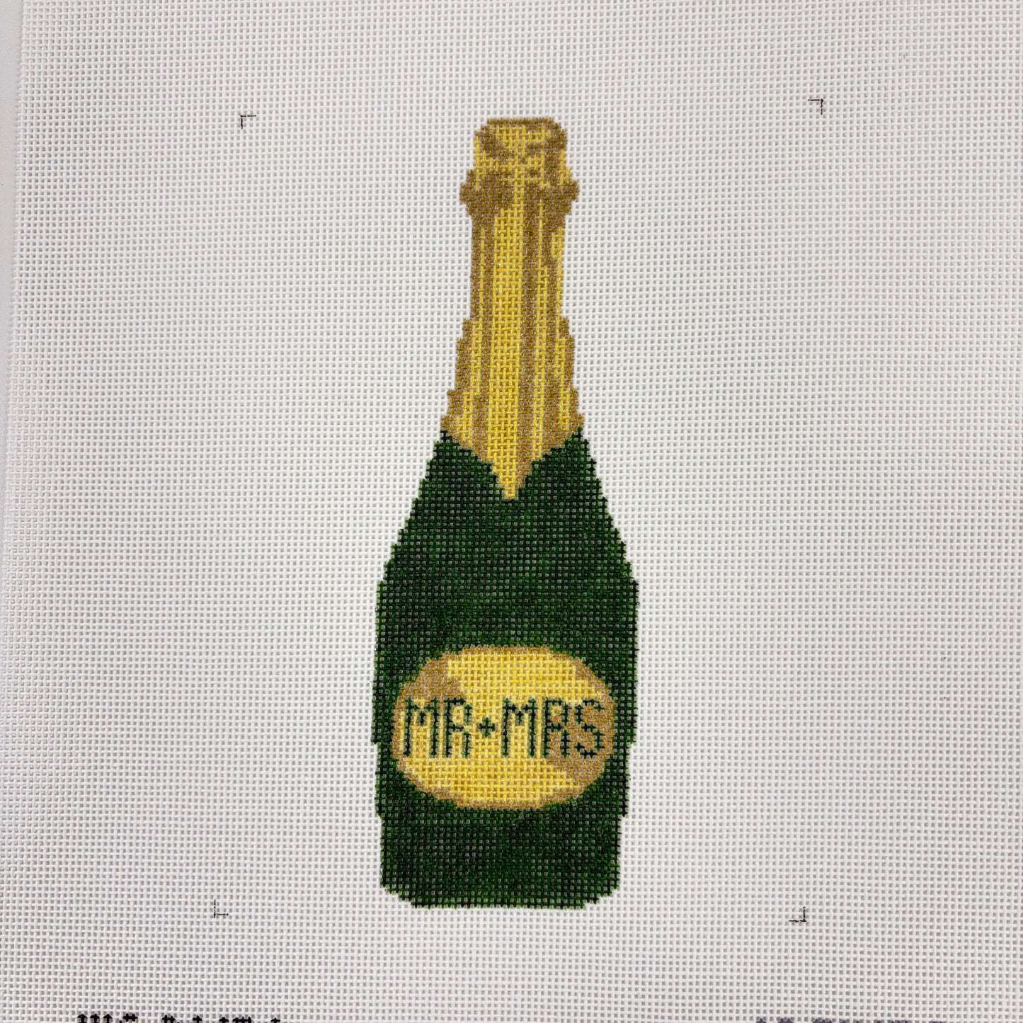 Mr & Mrs Champagne Canvas