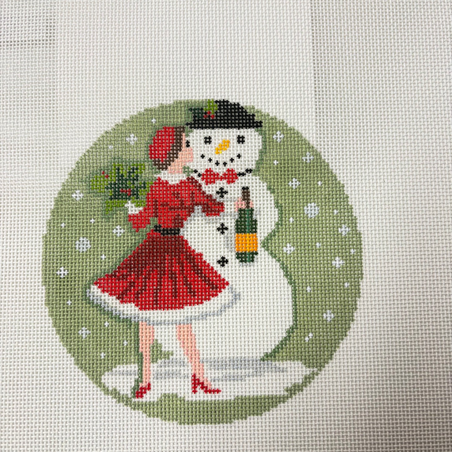 BETTY WITH SNOWMAN