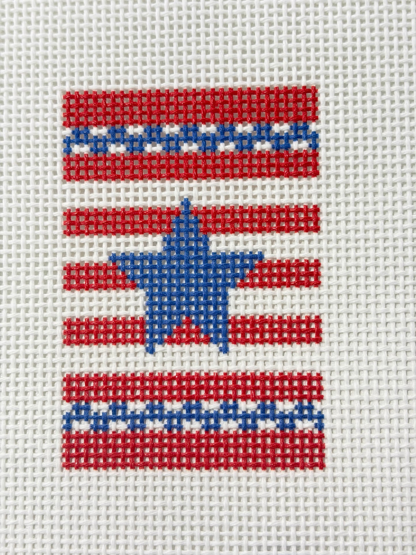 Blue White Blue Star