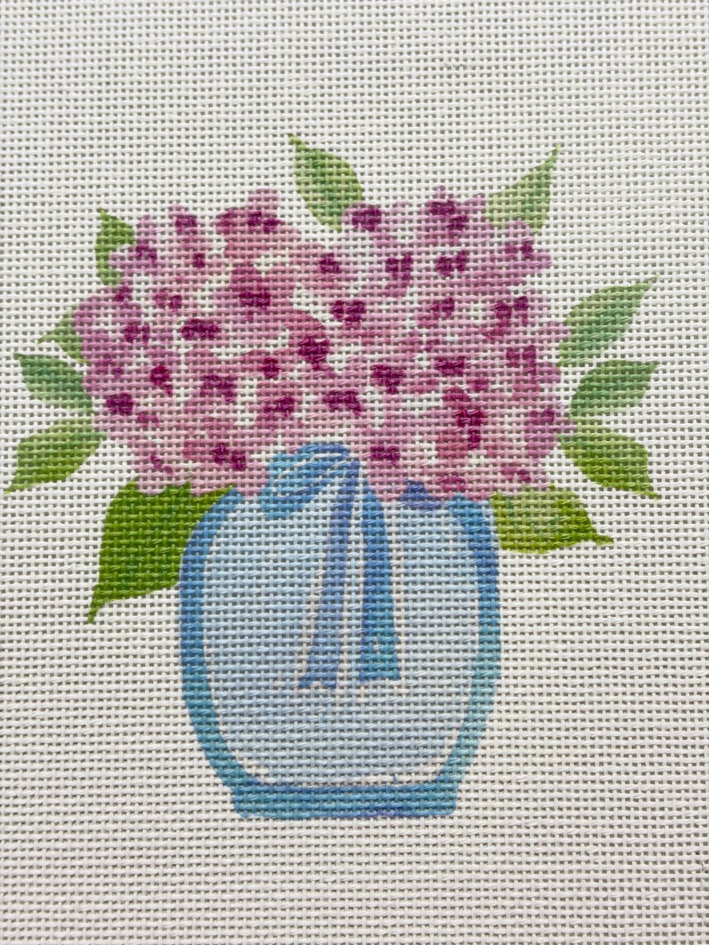 PINK HYDRANGEA WITH VASE