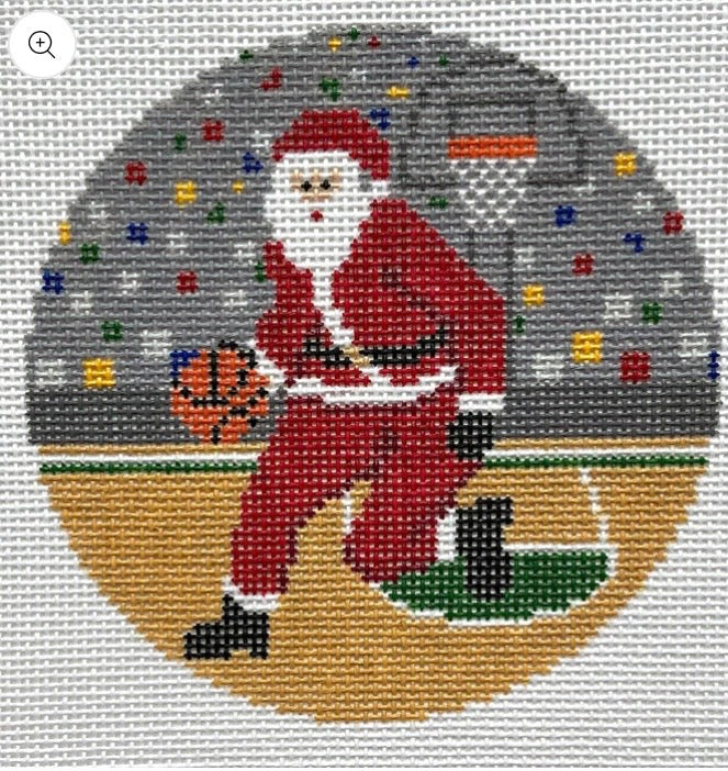 Sporty Santa Basketball
