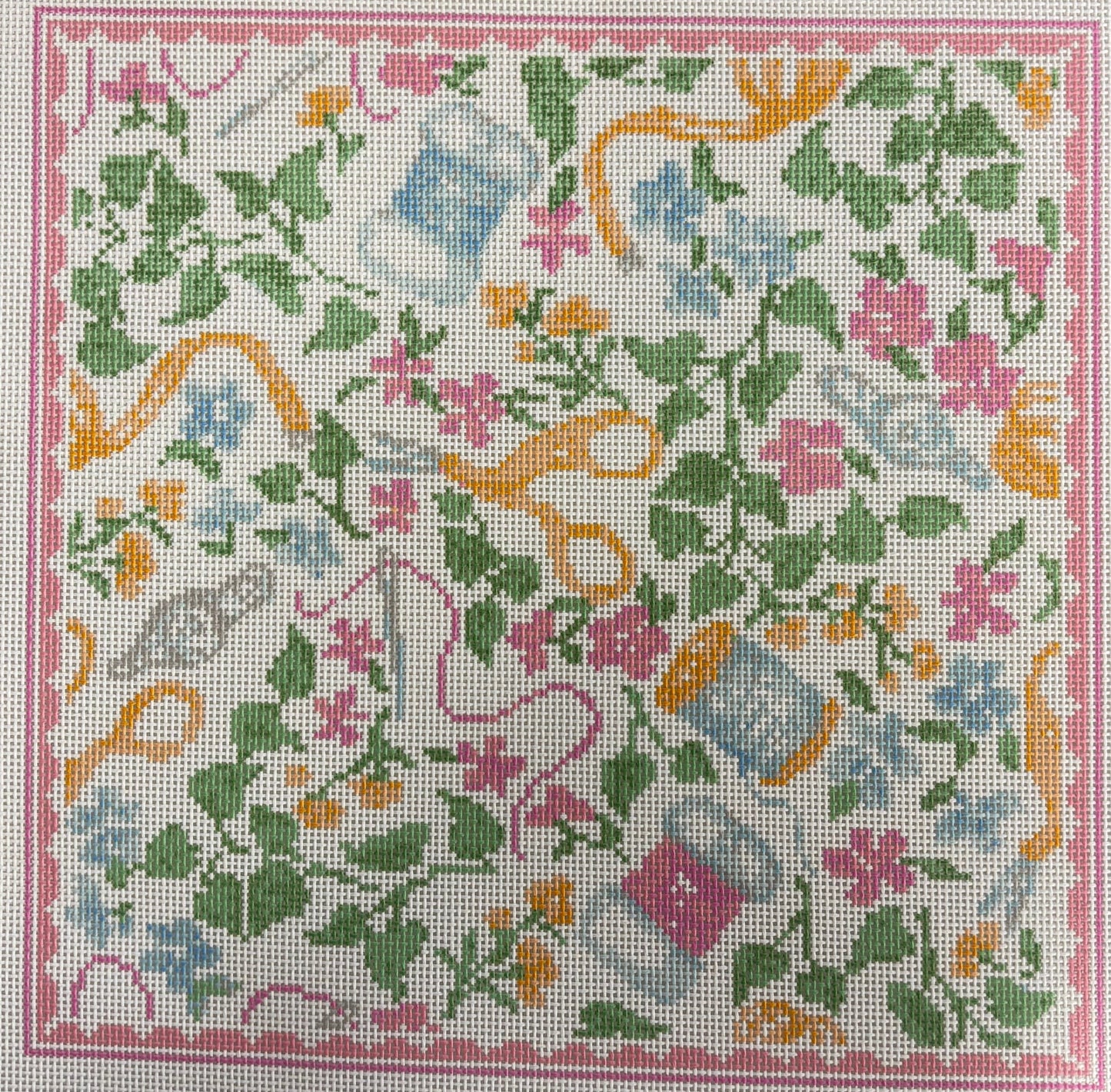 NEEDLEPOINT ICONS ON A 12 X 12