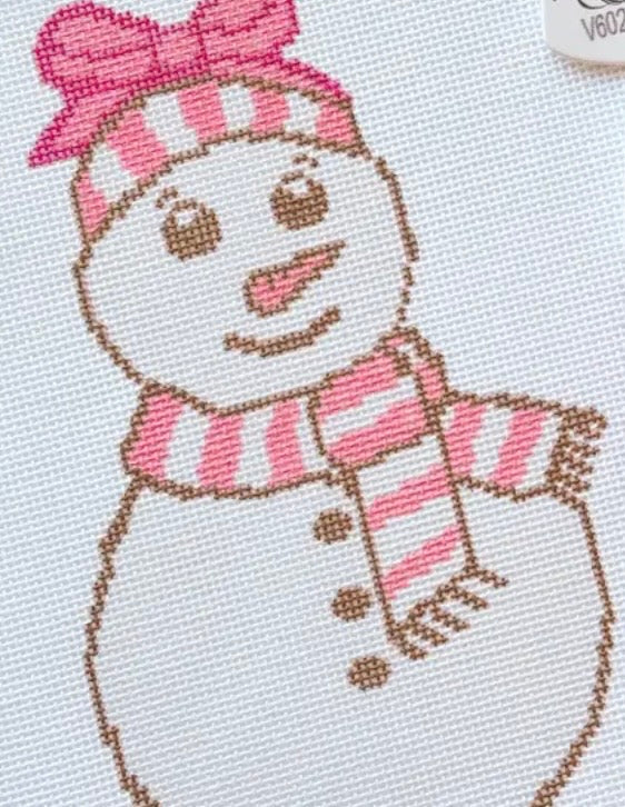 Pink Snowman