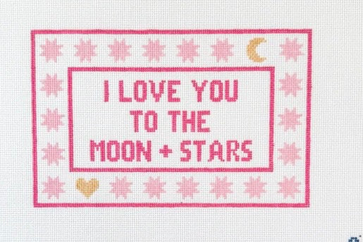 I Love You to the Moon & Stars (Pink)