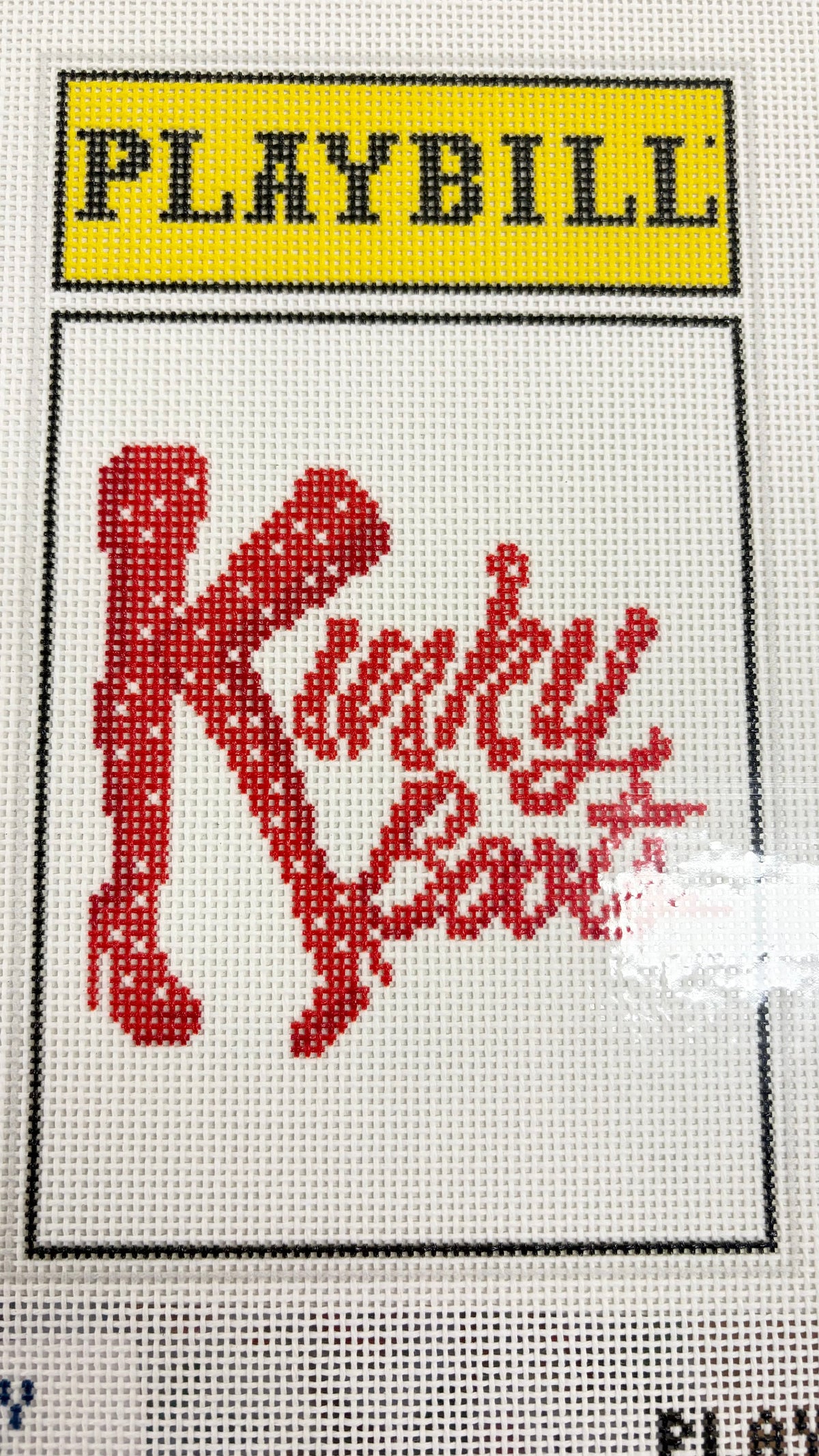 Life-Sized Kinky Boots Playbill