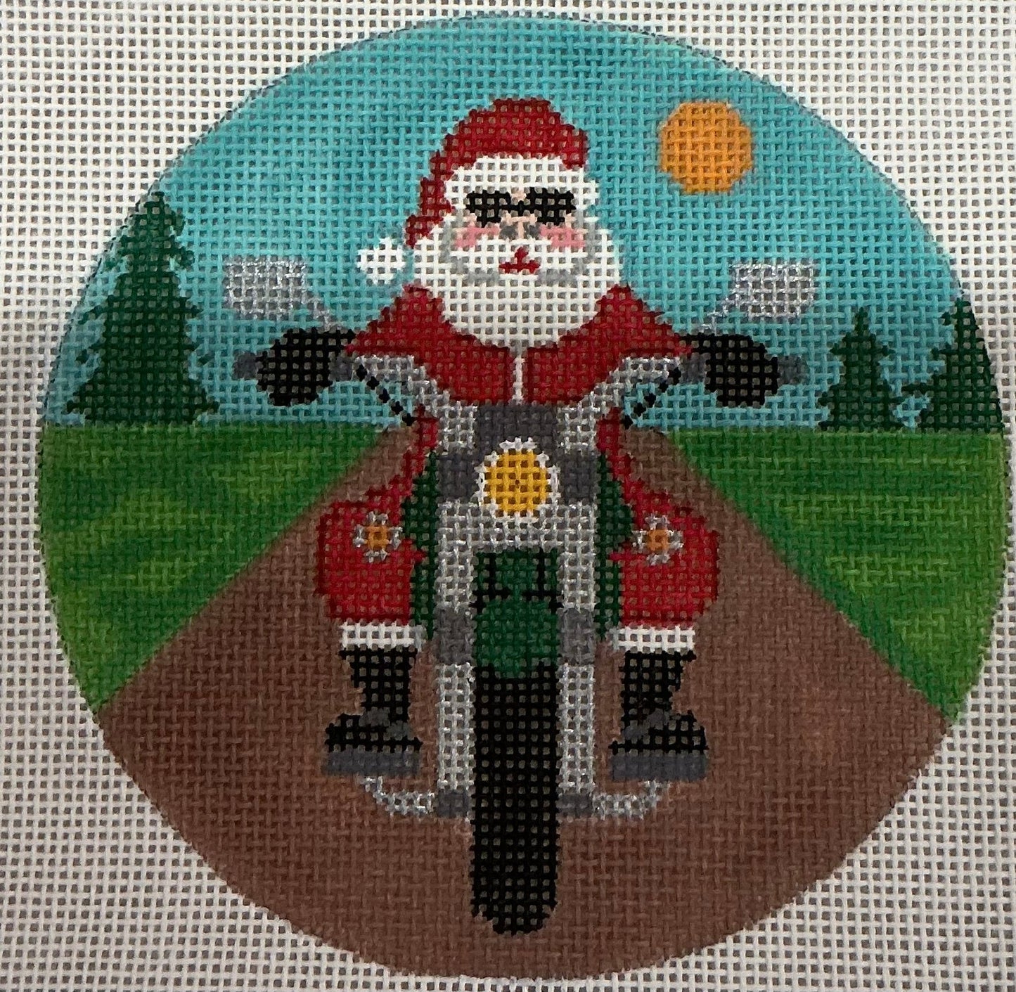 Santa on a Harley