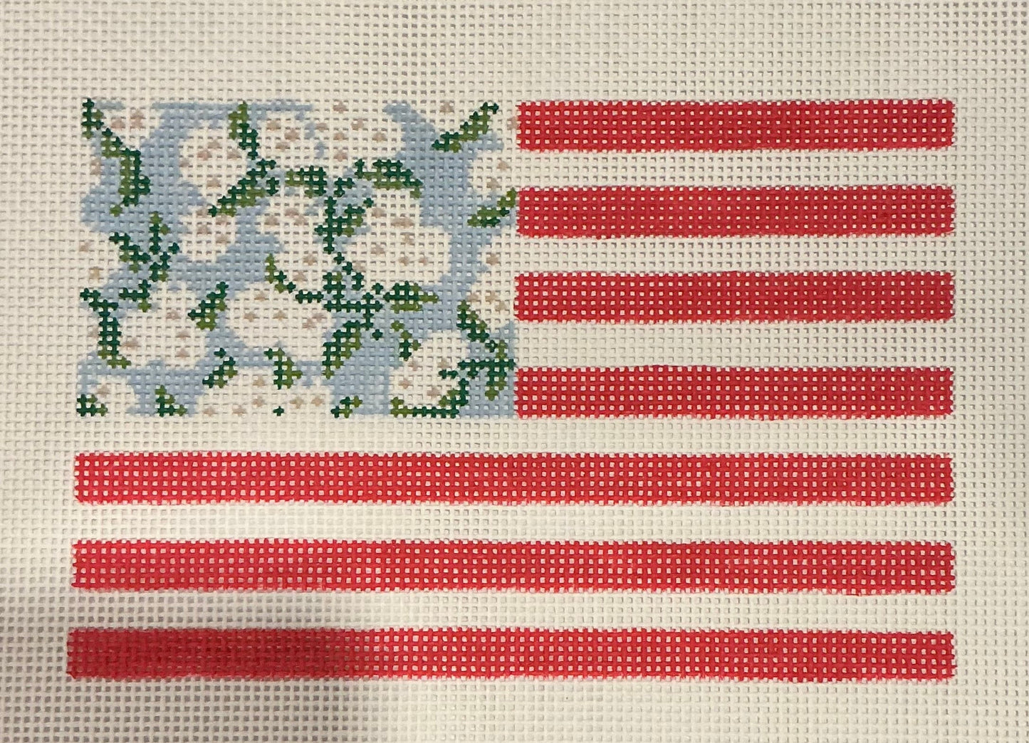Floral American Flag