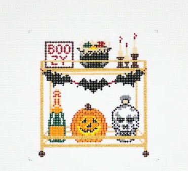 Halloween Bar Cart