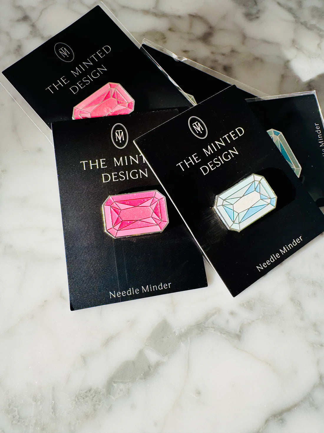 Pink Gem Needle Minder