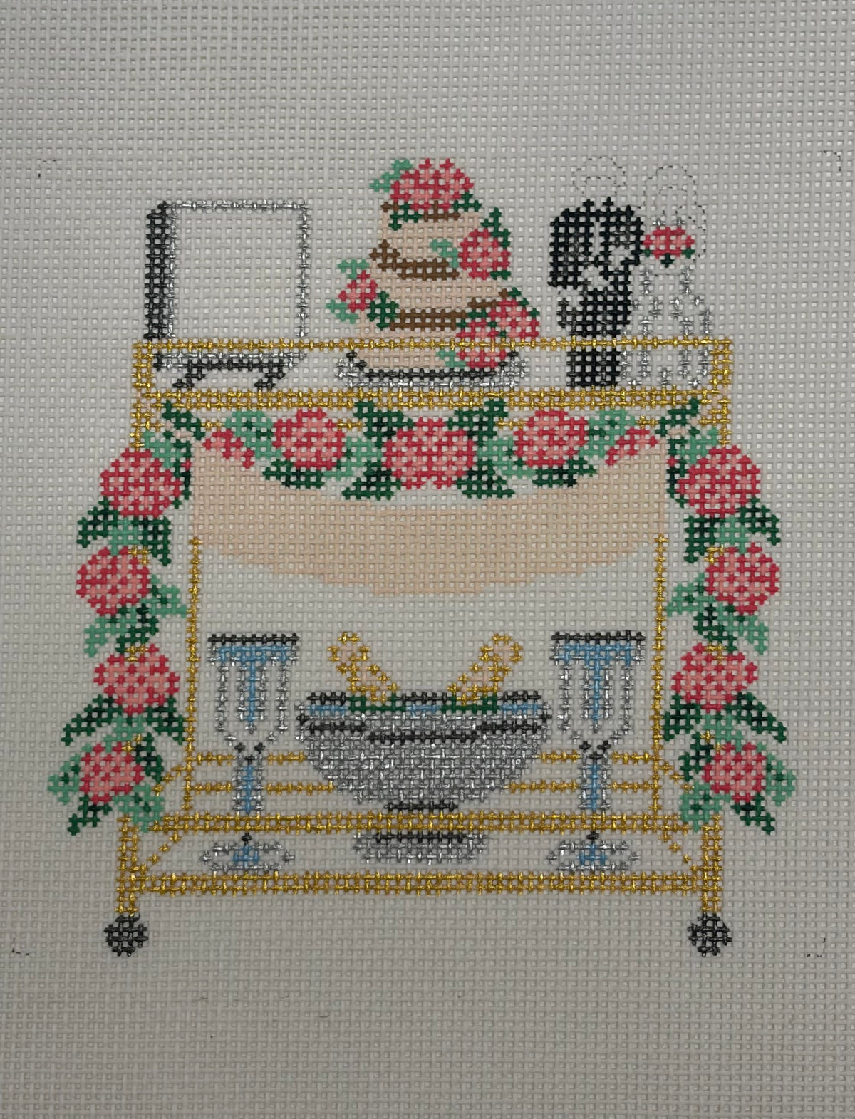 WEDDING BAR CART - BRIDE AND GROOM