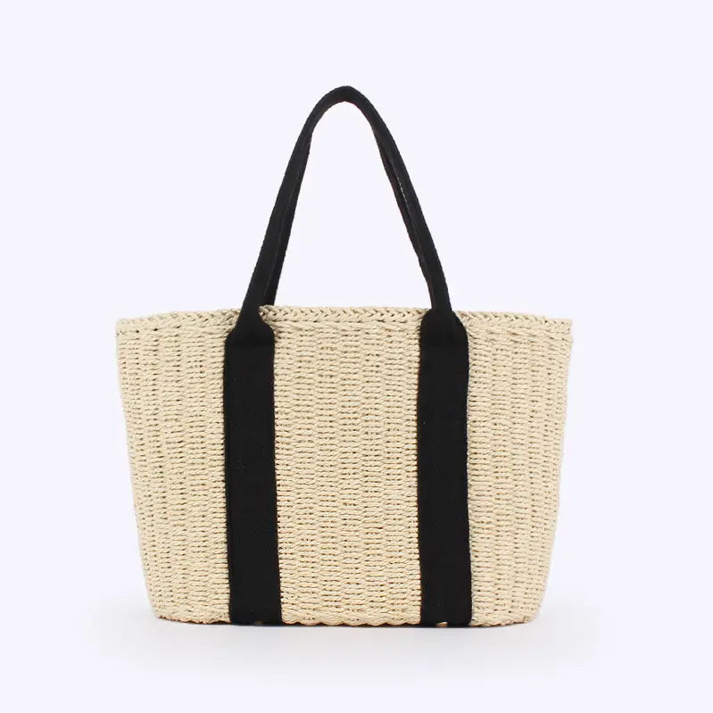 Cream Wicker bag