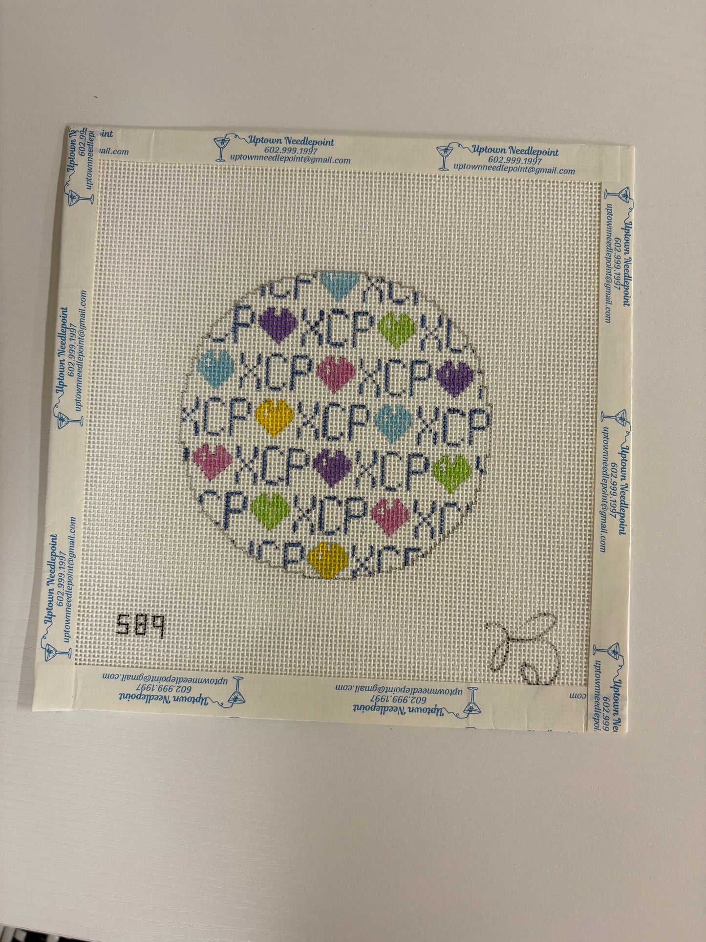 XCP Pastel Hearts Round