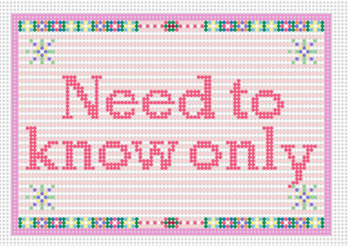 Need to Know Only