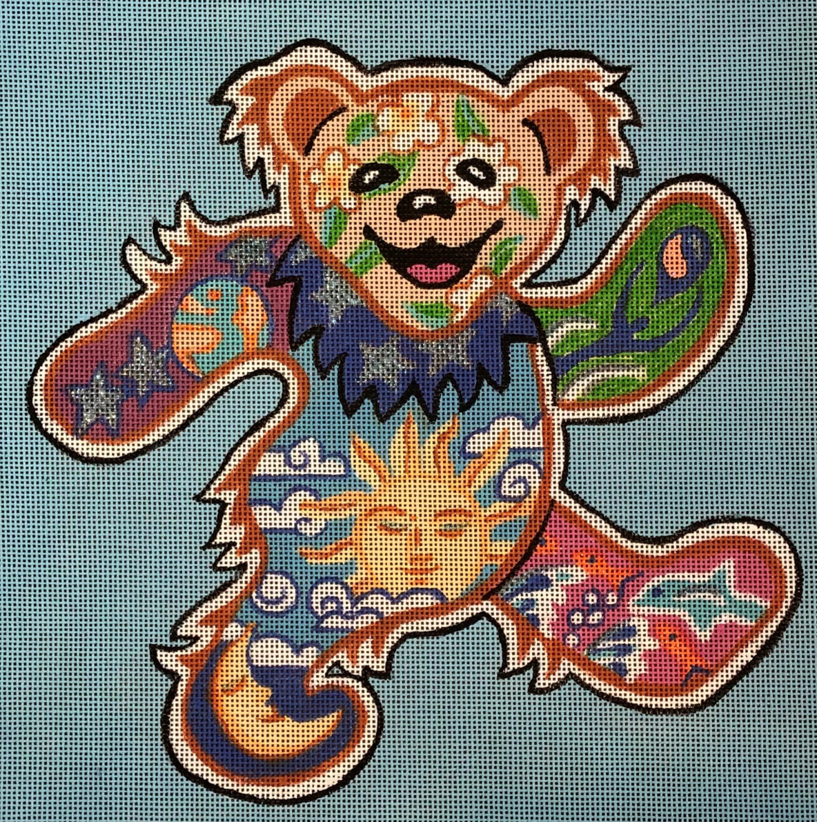 Colorful Jerry Bear