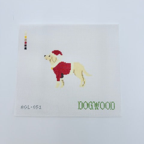 Santa Yellow Lab