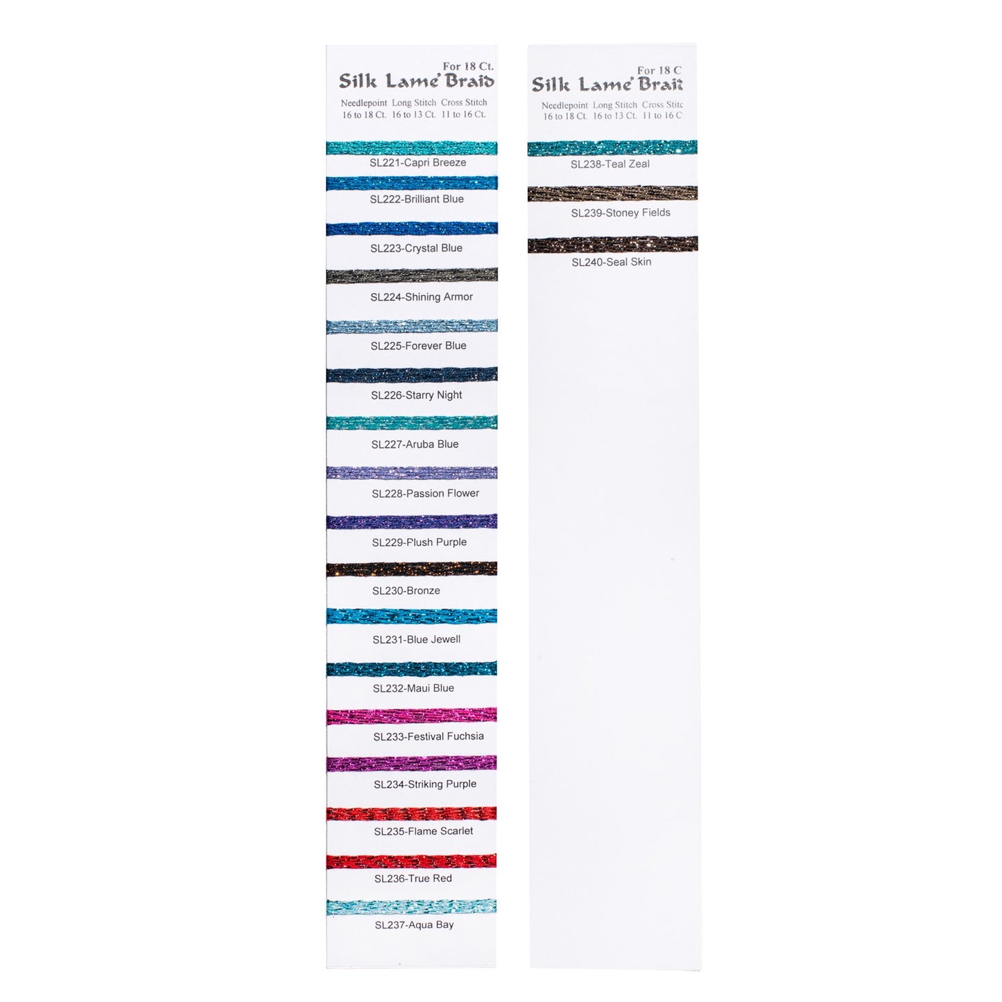 Silk Lamé Braid - Petite Thread