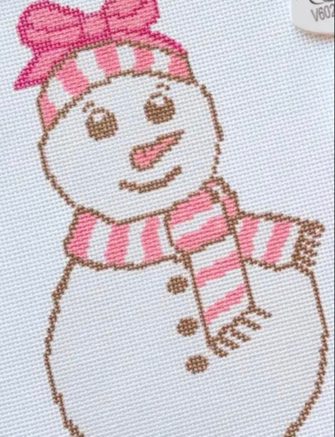 Pink Snowman