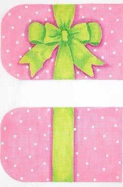 Lime Green Bow on Pink Case