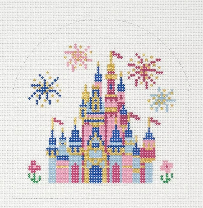 Spring Castle Snowglobe