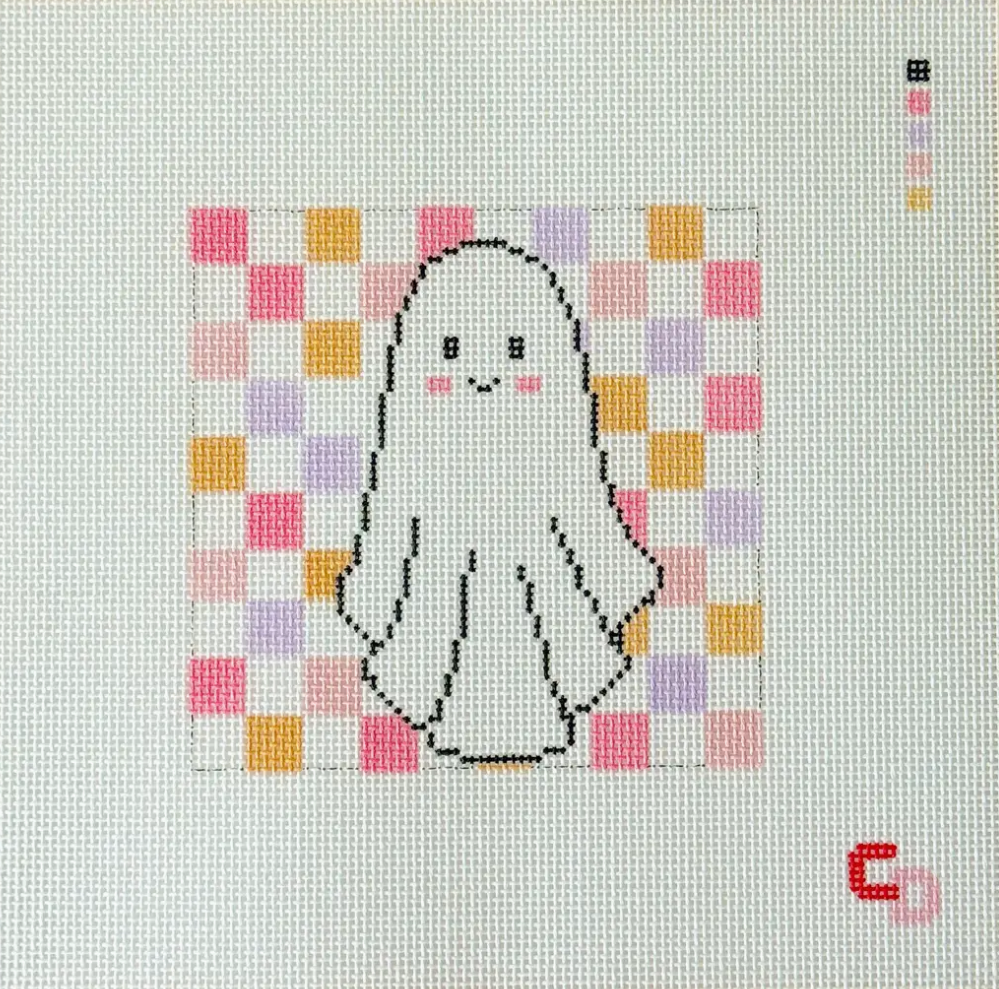 Retro Checkered Ghost