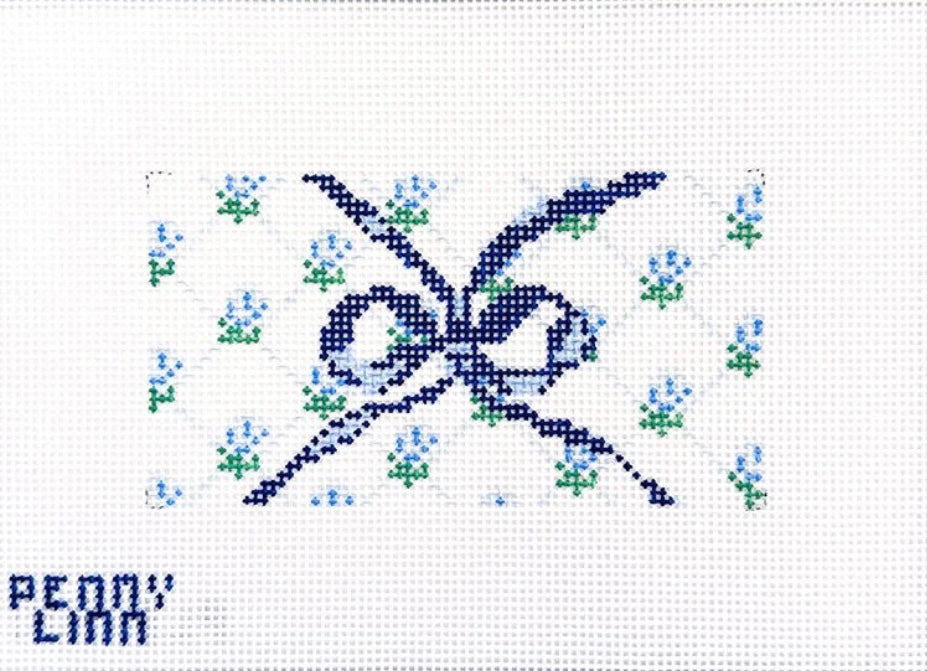 BOW TRELLIS FANCY INSERT BLUE
