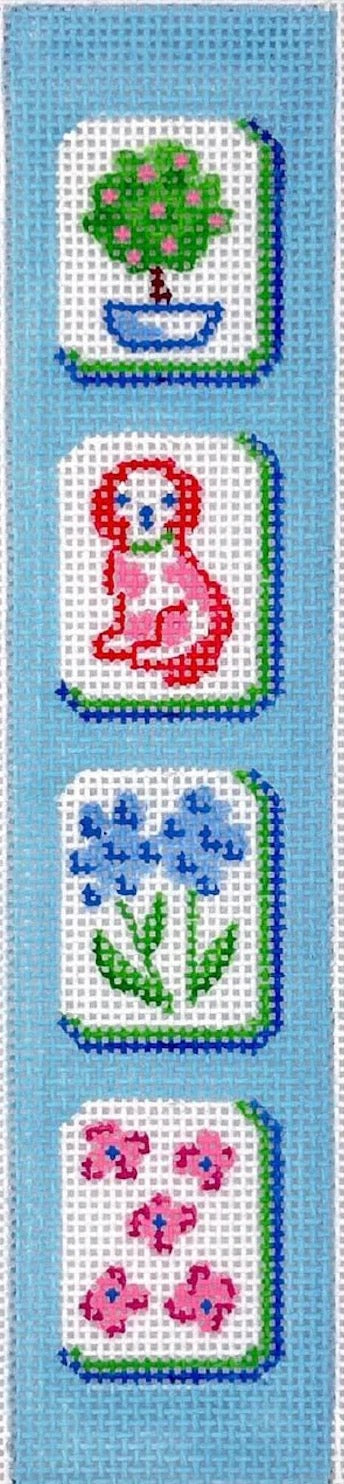 Mahjong Tiles- English Country Garden
