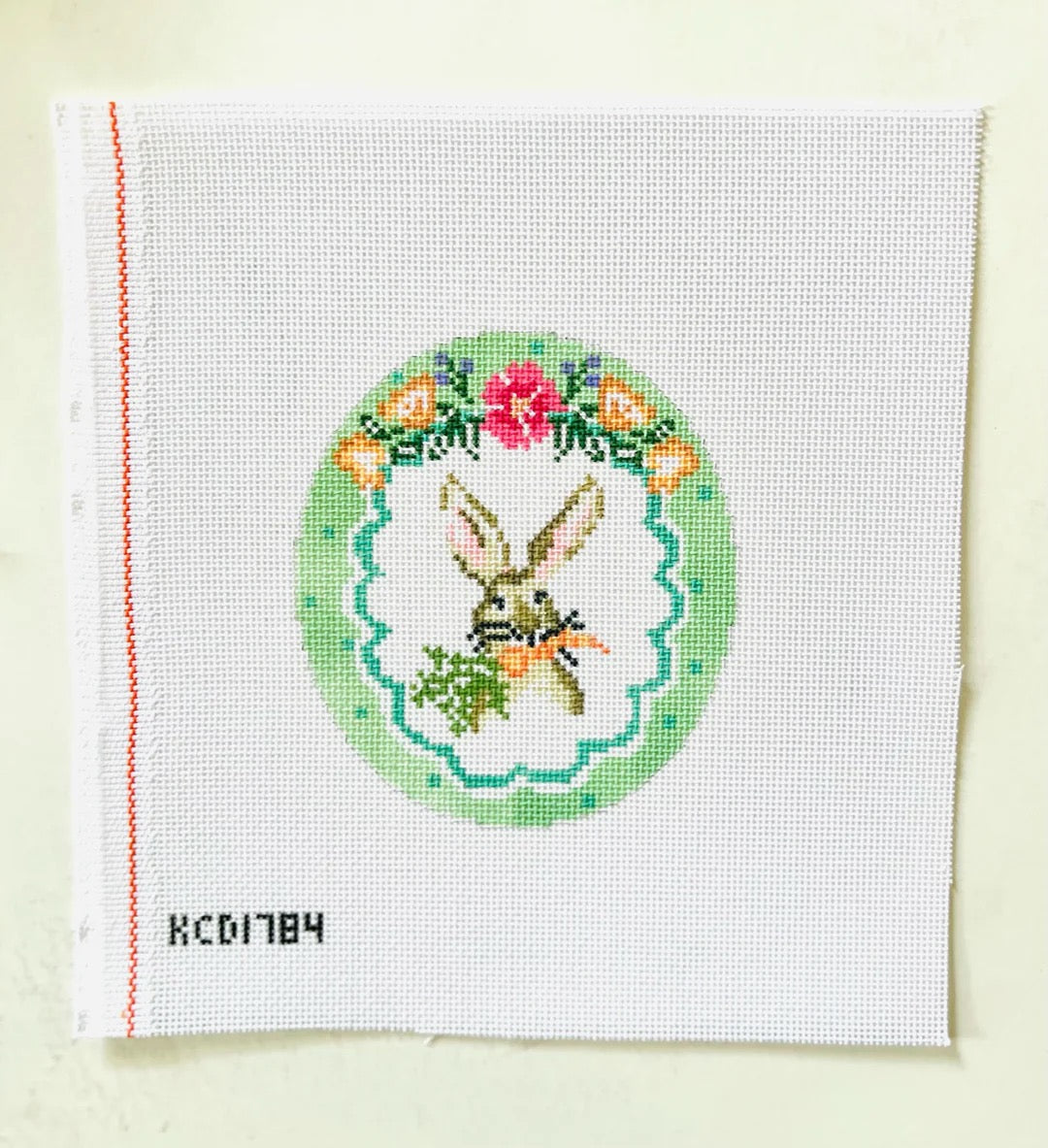 Polka Dot Easter Vignette Bunny
