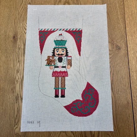 Nutcracker Cupcake Man Stocking