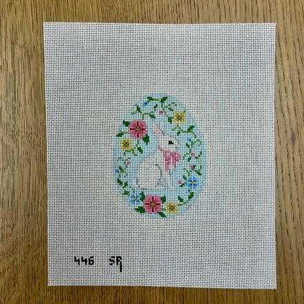 Bunny in Flower Vine