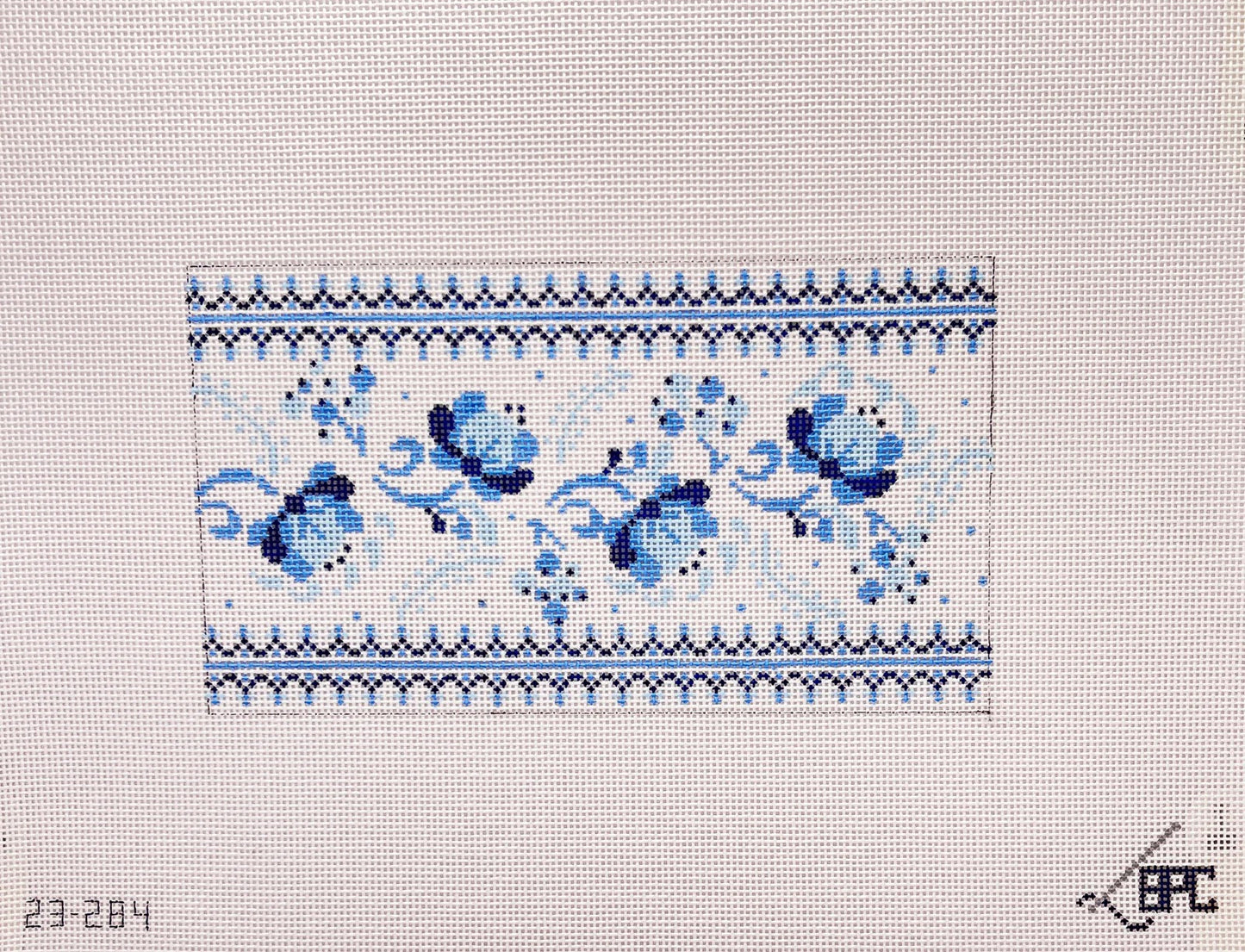 Blue Chinoiserie Purse Insert