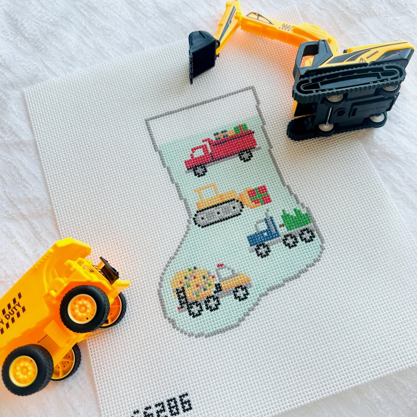 Christmas Construction Mini Stocking