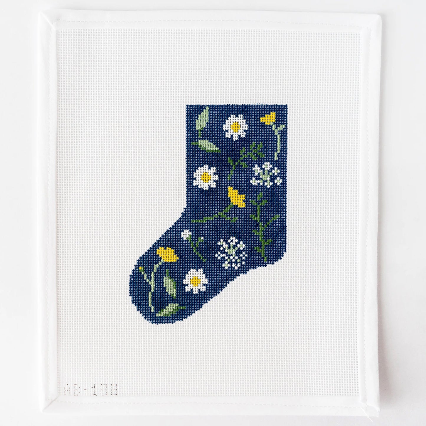 Pressed Floral Mini Stocking