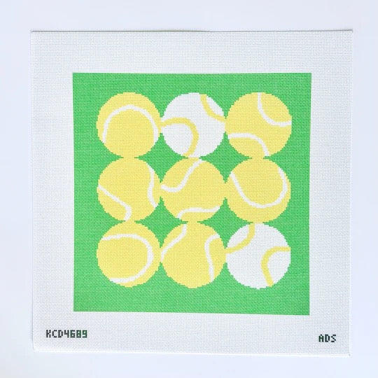 Tennis Square Printed