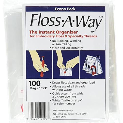 Floss-A-Way Thread Organizer Bags - 100ct